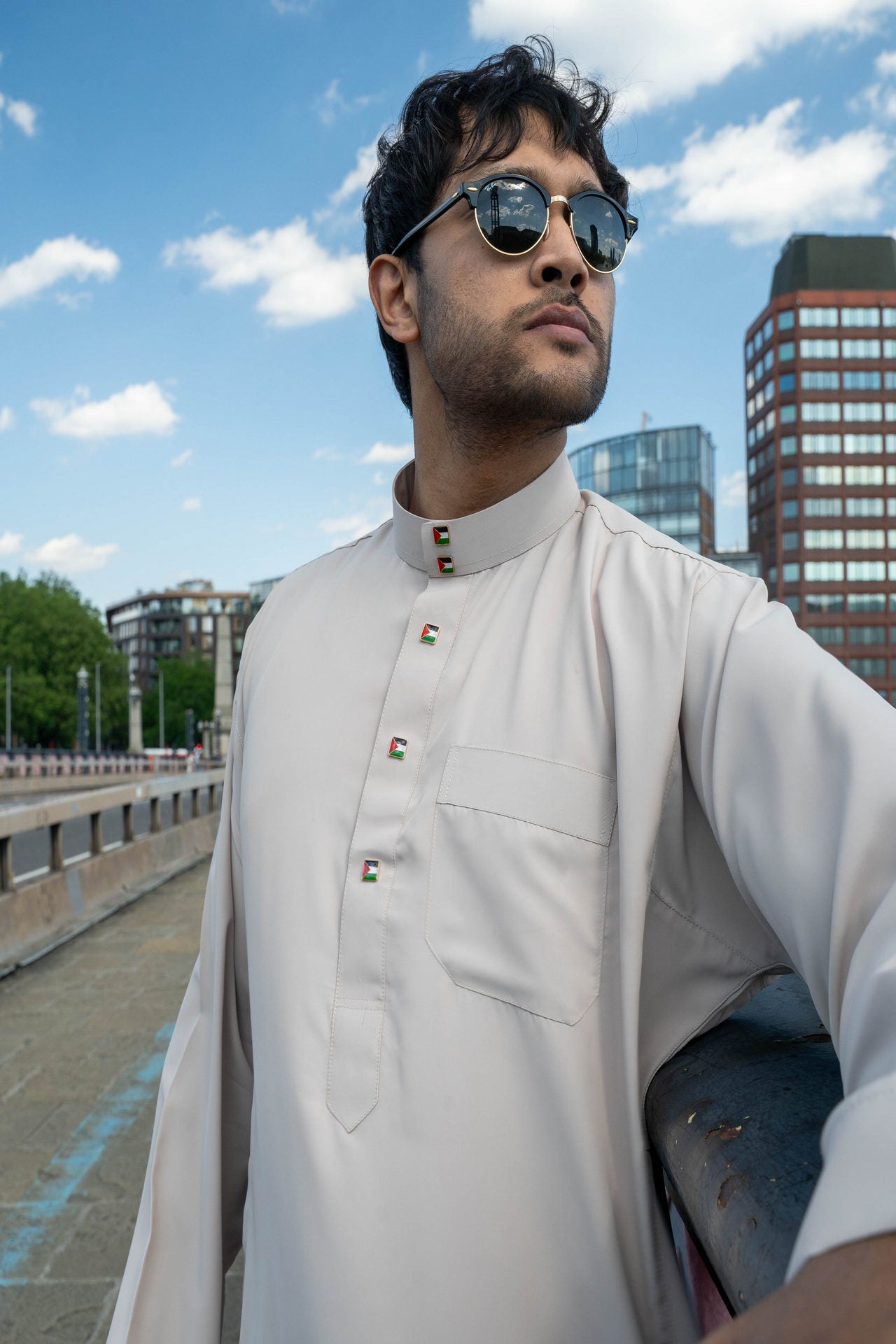 Jahab Buy Saudi Classic Military Green Thobe & Jubbah For Men - MyHijab ...