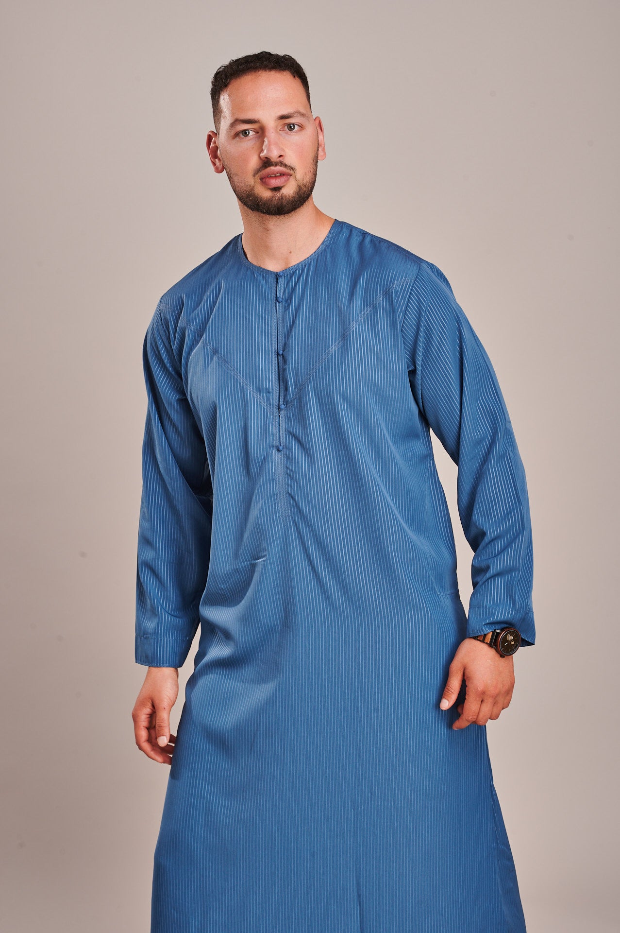 Emirati Ocean Blue Thobe