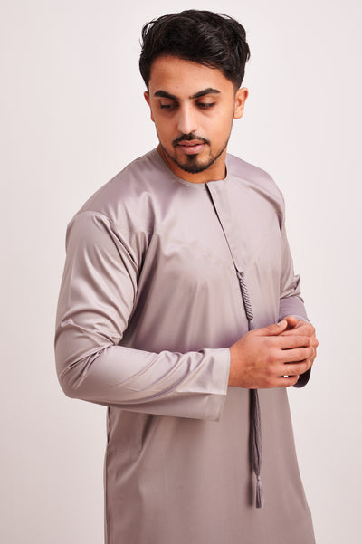 Emirati Metallic Mushroom Thobe