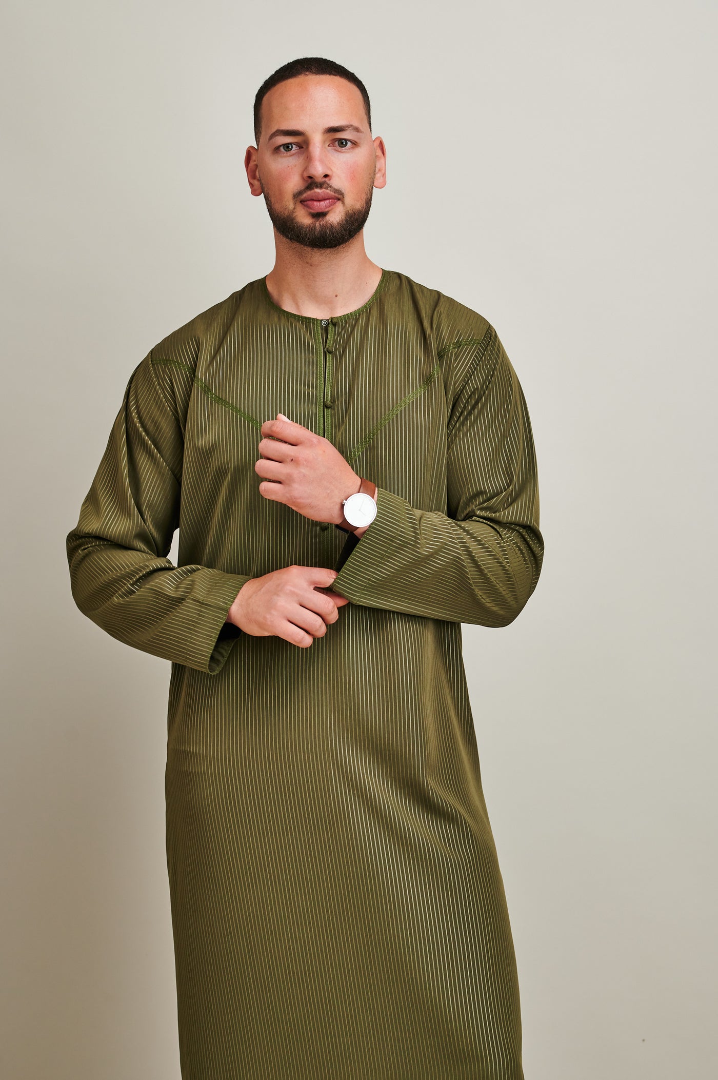 Emirati Olive Green Thobe