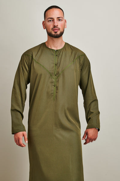 Emirati Olive Green Thobe