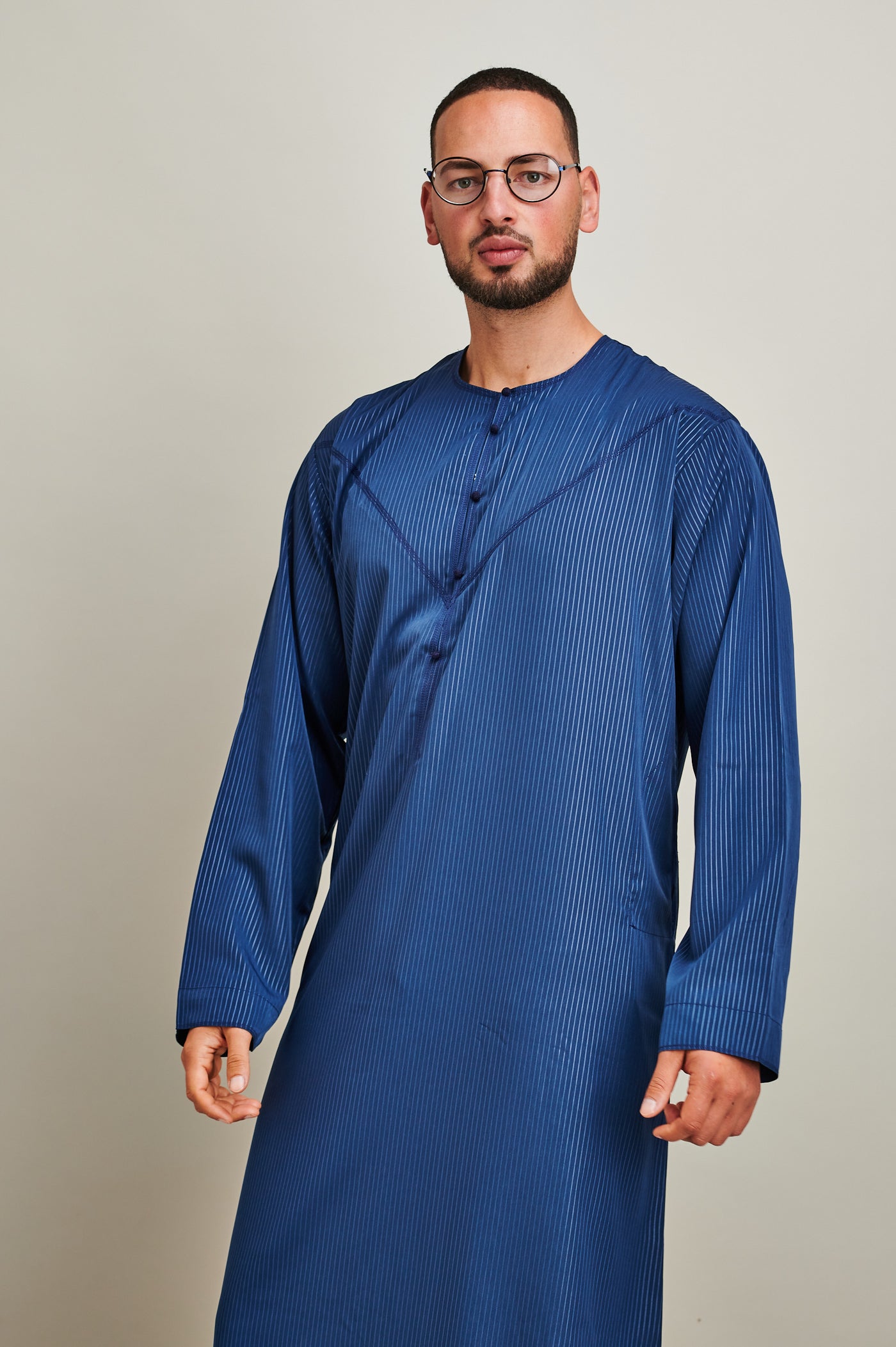 Emirati Navy Blue Thobe