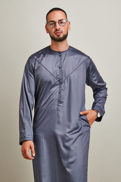 Emirati Charcoal Thobe