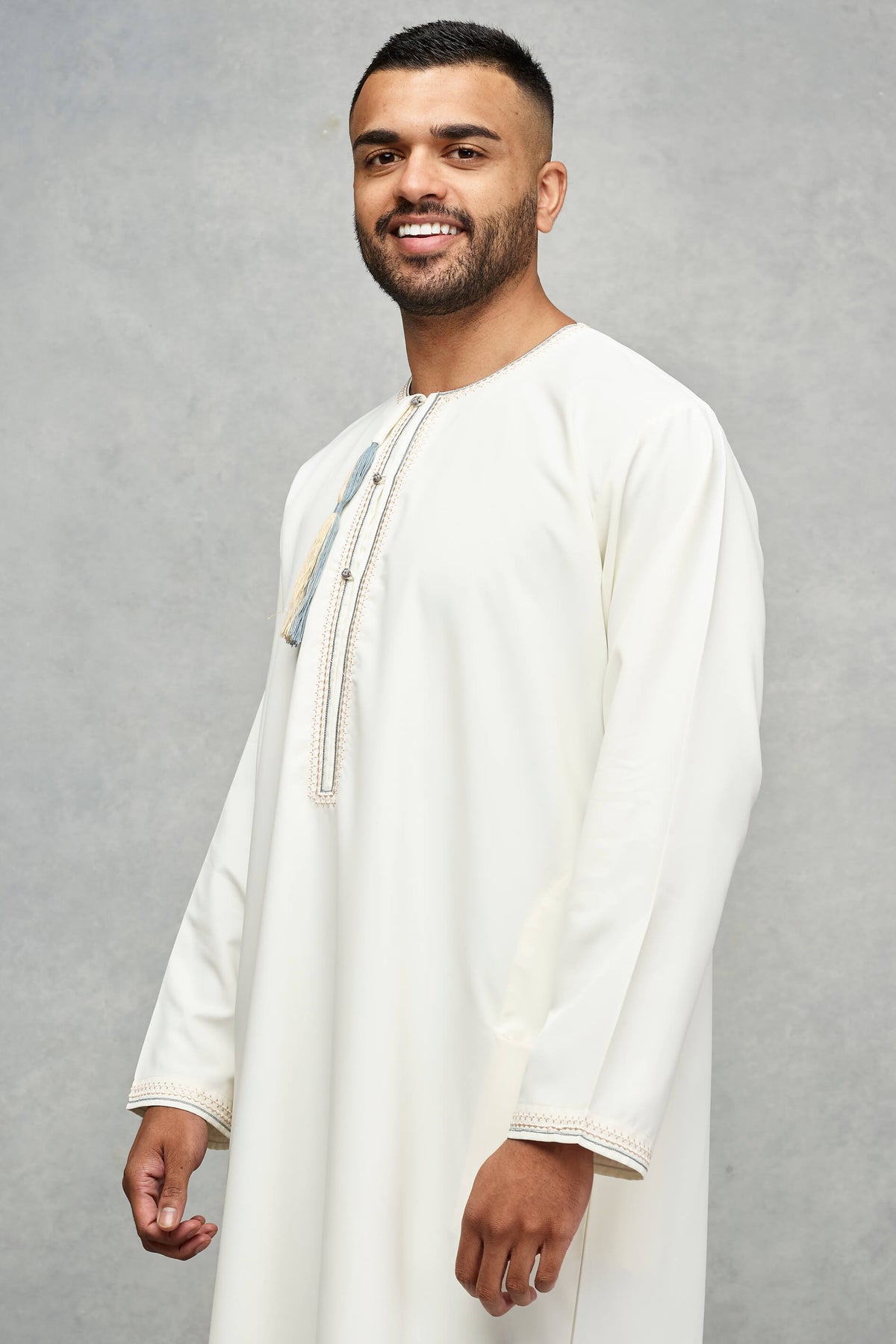 Buy Khaleeji Thobe Cream & Jubba For Men - MyHijab London